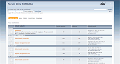 Desktop Screenshot of forum.ciel.ro
