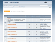 Tablet Screenshot of forum.ciel.ro